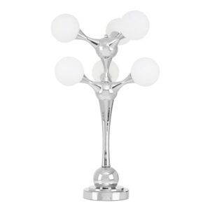 Hebou 6 Lights Table Lamp With Chrome Steel Base