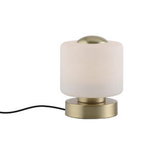 Brass table lamp incl. LED 3-step dimmable with touch - Mirko